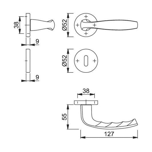 Maniglia HOPPE New York